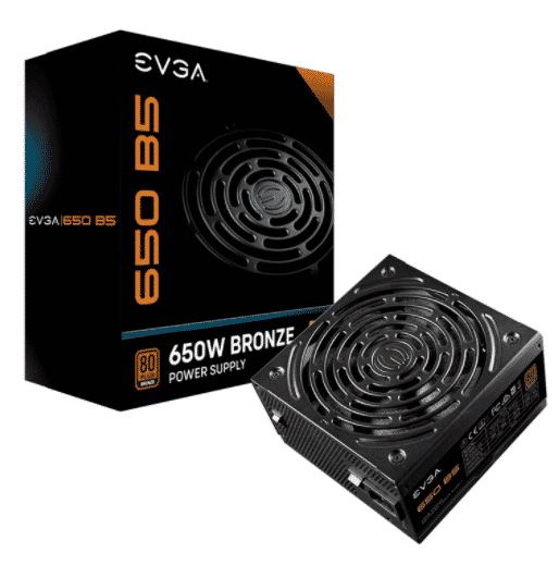 FUENTE DE PODER EVGA 650 B5 650W 80 PLUS BRONCE MODULAR 220-B5-0650-V1