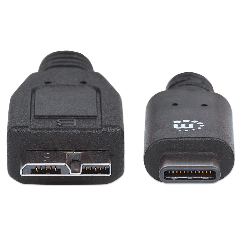 Cable                                    Usb-c Manhattan Cm-micro B V3 1.0m Negro 3amp 353397
