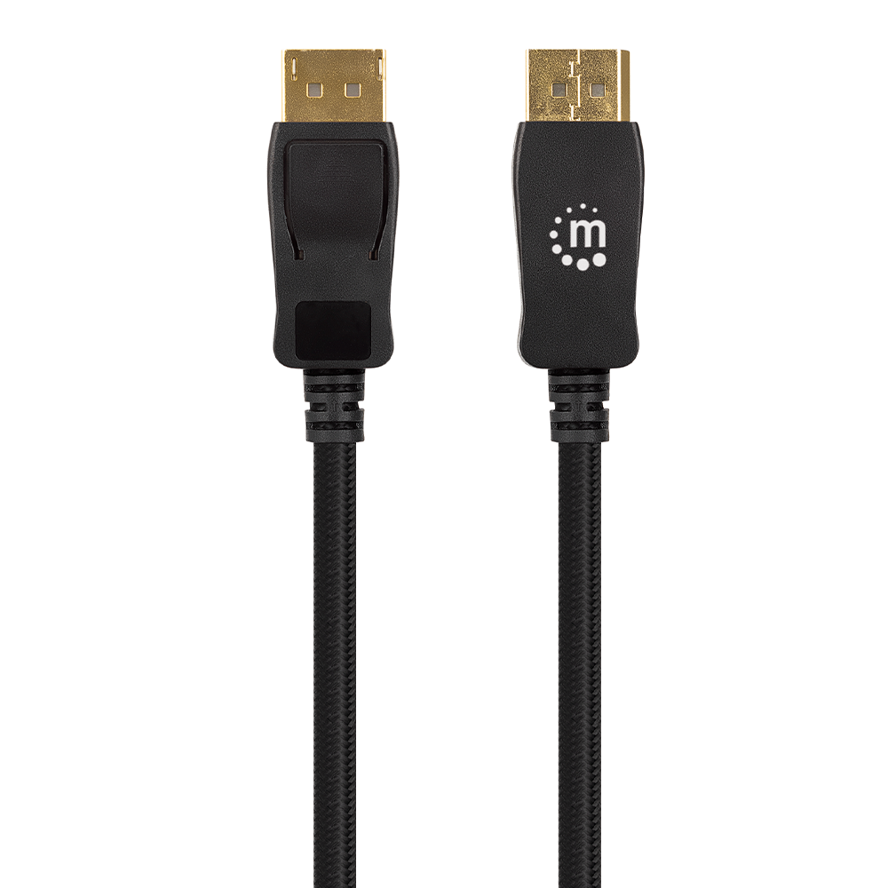 Cable  Displayport Manhatan V1.4 M-m 2.0m Negro 8k@60hz/4k@120hz 353618