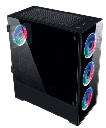GABINETE PARA GAMING ACTECK BALAM RUSH RGB CRISTAL TEMPLADO THINOS GSX9000 NEGRO BR-932271