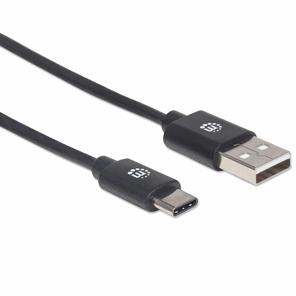 Cable  Usb C Manhattan M A Tipo A M 2.0 2mts 354929