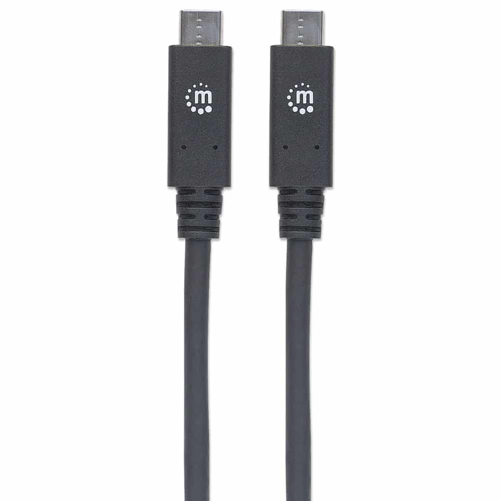 Cable                                                                                                                                                                                                                                                                                                                                                                                                                                                                                                                                                                                                                                                                                                                               Usb Tipo C 3.1 Super Velocidad M-m 1m Manhattan 355223