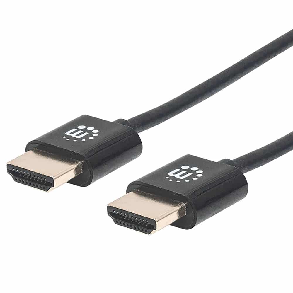 Cable  Hdmi Manhattan 2.0 Ultradelgado M-m 3.0m Bl 394376