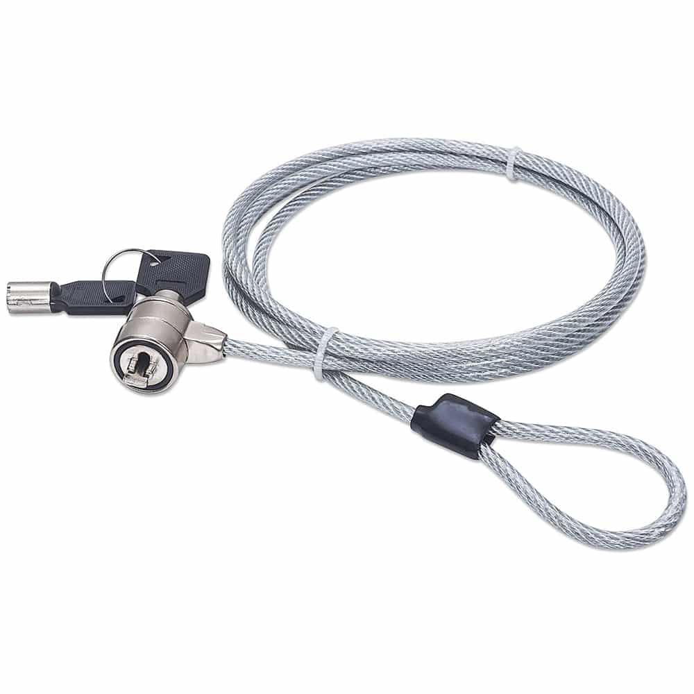 Candado  Laptop Manhattan Llave 1.4m, Gris 440271