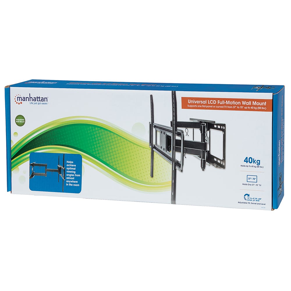 Soporte  Manhattan De Pared P/ Pantalla Curva O Plana 37 A 70 461351