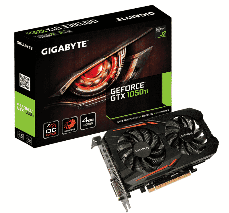 Tarjeta   De Video Gigabyte Nvidia Geforce GTX 1050 Ti OC 4gb GDDR5 128 Bits Gv-n105toc-4gd