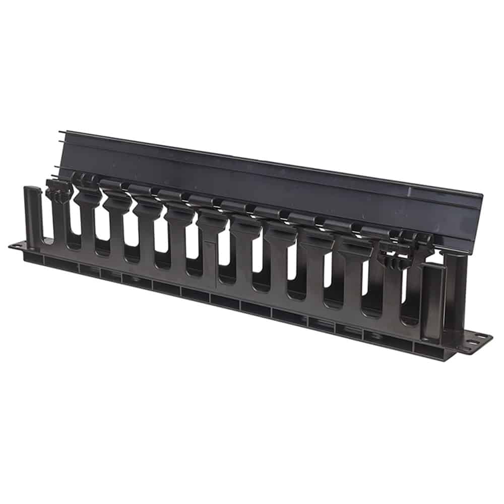 Organizador  Cables Intellinet Horizontal 19´´ 1u Plastico Negro 714679