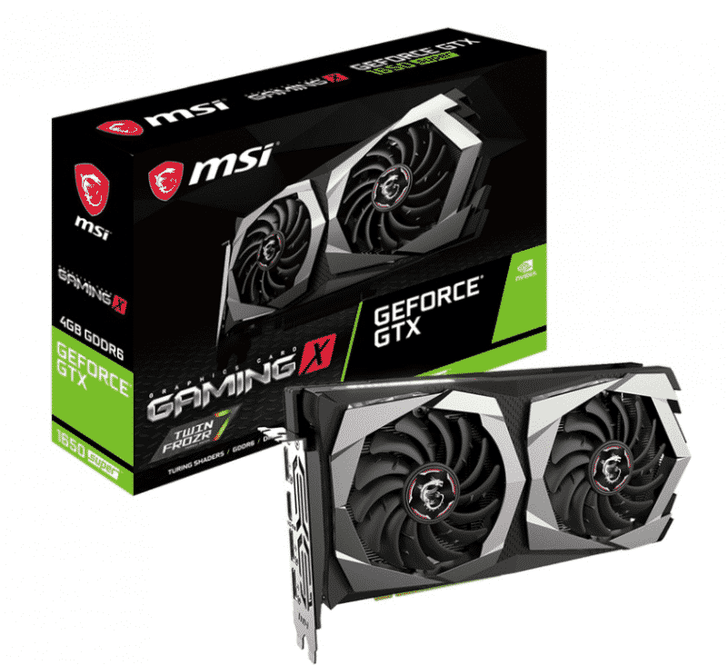 TARJETA DE VIDEO MSI NVIDIA GEFORCE GTX 1650 SUPER GAMING X 4GB GDDR6 PCI EX(MAX 1PZ POR CLIENTE)