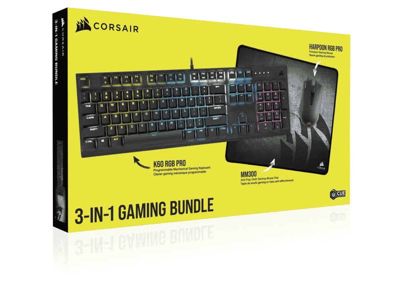 Kit                                                                                                                      Corsair 3 In 1 K60 Rgb Pro + Harpoon Rgb Pro + Mm300(ch-910d519-sp)
