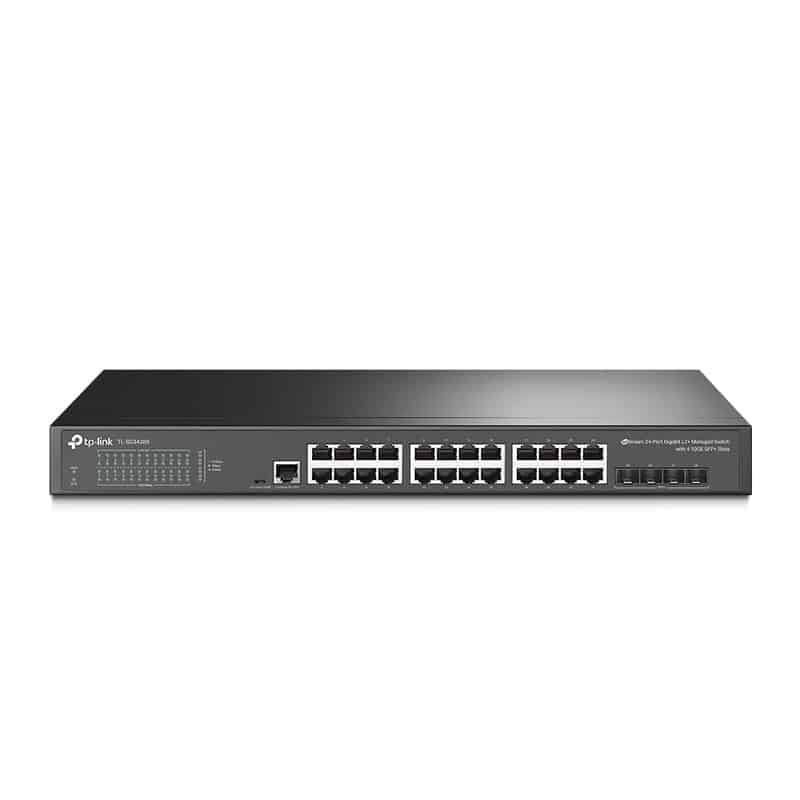 Switch  Adm 24 Puerto Gb L2 + 4 Ranuras 10gb Sfp+/ Tl-sg3428x