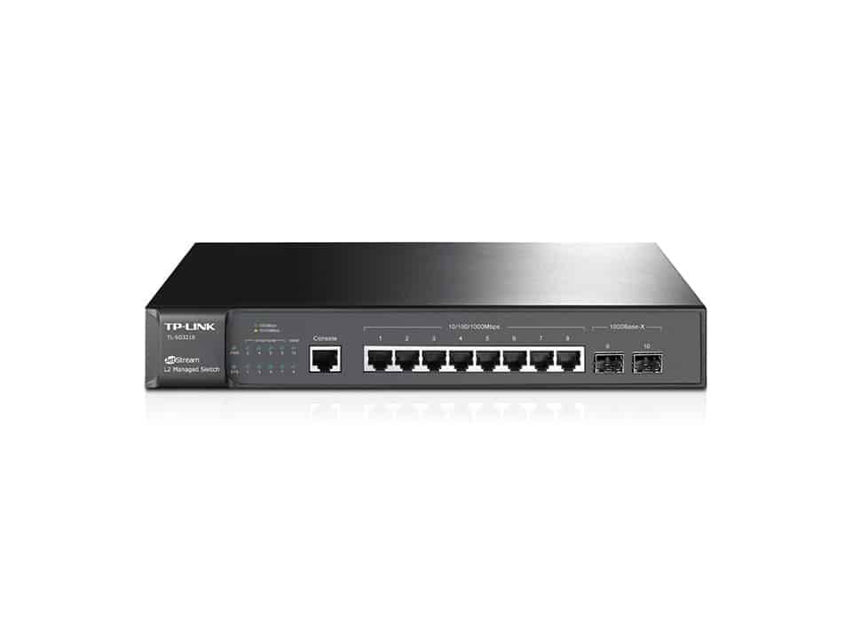 Switch Admin L2 Tp-link/8 Ptos Giga/2 Ptos Sfp/ T2500g-10ts(tl-sg3210)