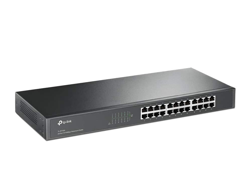 Switch Rack Tp-link /24 Ptos Fast/save Energy 40%/19/ Tl-sf1024