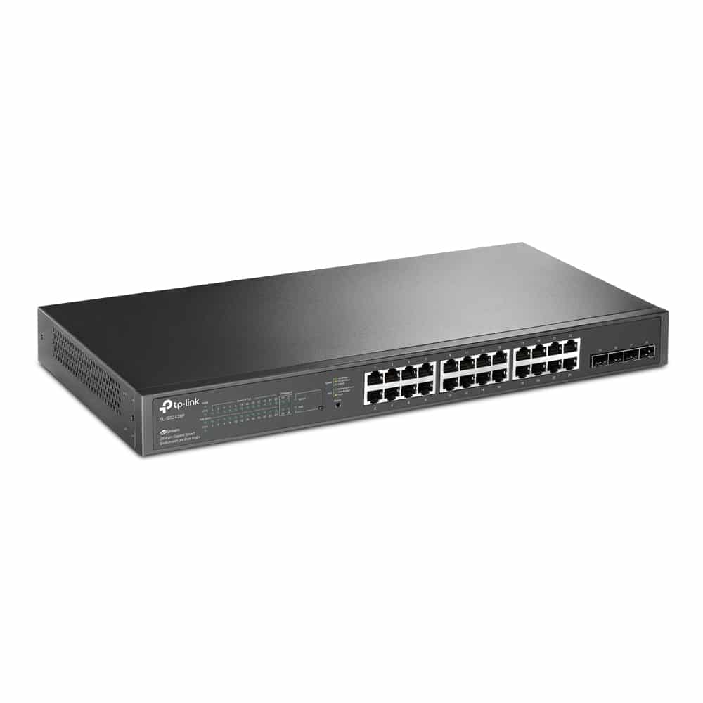 Switch Smart Gb Jetstream 24 Ptos Poe + 4 Ranurassfp/ Tl-sg2428p