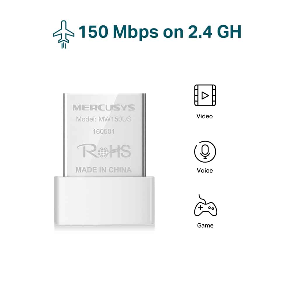 Adaptador     Mini N150 Mercusys / Mw150us