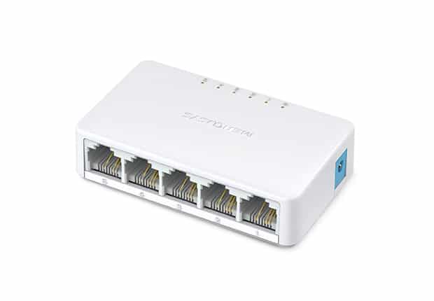 Switch  Escritorio Mercusys /5 Ptos Fast/plug&amp;play/ Ms105