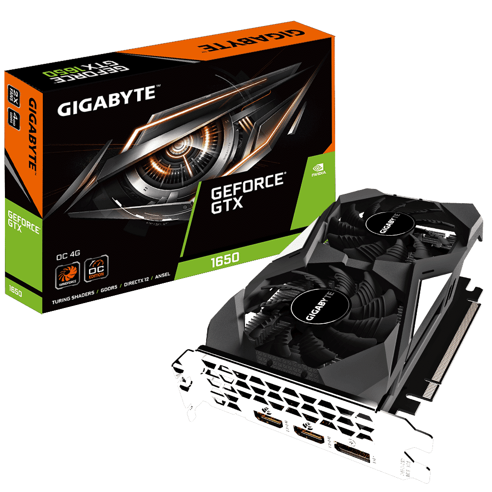 Tarjeta  De Video Gigabyte Nvidia Geforce GTX 1650  OC 4gb GDDR6 Gv-n1650oc-4gd