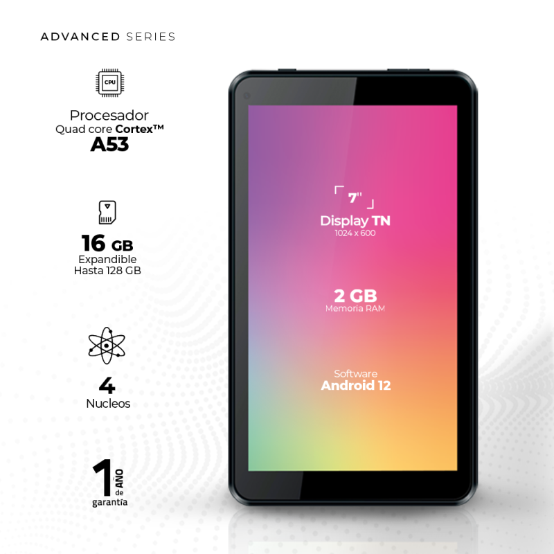 Tablet                                                                                                                                                                                                                                                                                                                                                                                                                                                                                                                                                                                                                                                                                        Acteck 7" Chill Plus Tp450 2gb/16gb/4 Cores/wifi/bt Ac-934312