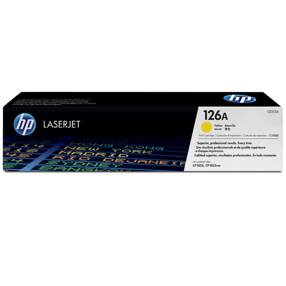 Toner                                                                                                                                                                                         Hp 126a Amarillo Para M175nw Mfp/m275mfp/cp1025nw (ce312a)