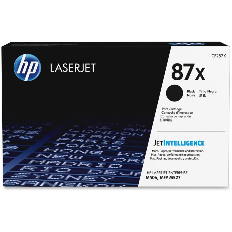 Cartucho                                                                                                                                                                                           De Toner Original Hp Laserjet 87x De Alta Capacidad Negro (cf
