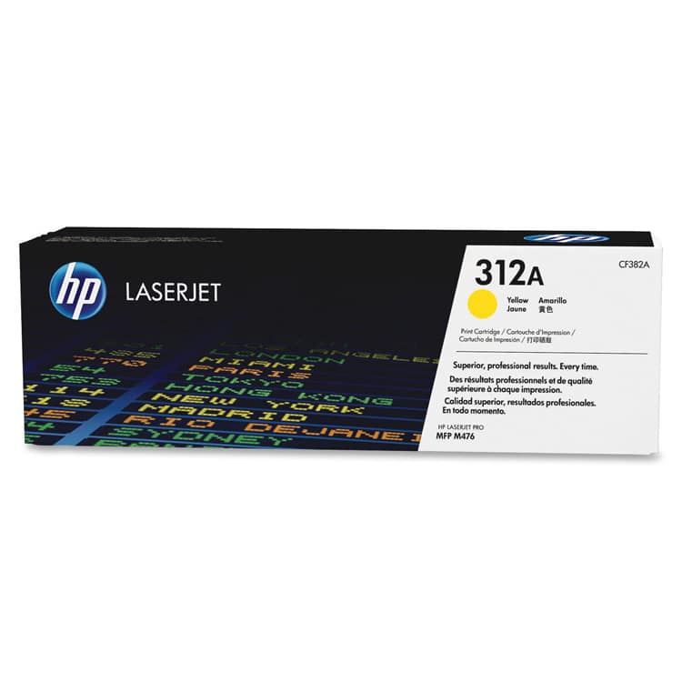 Toner                                                                                                                                                                                         Hp 312 A Amarillo Para Laserjet Pro Mfp M476 (cf382a)