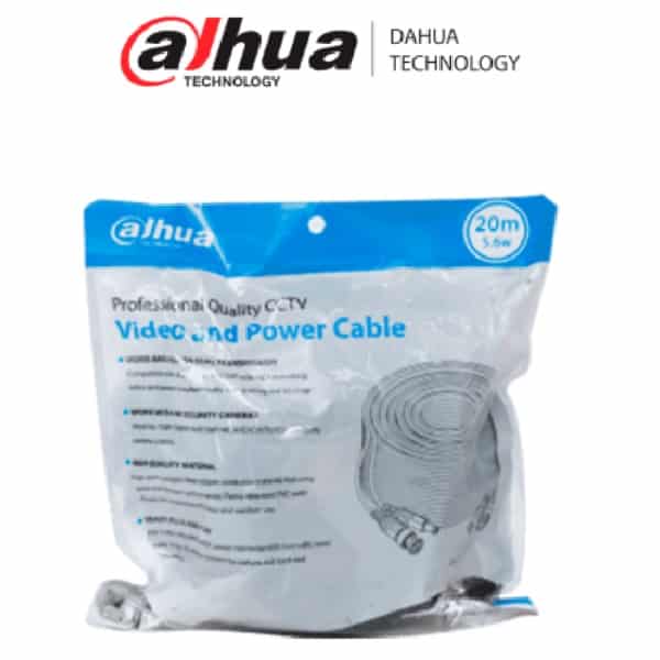 Cable  Dahua De 20 Mts Armado Para Video Y EnergÍa/4k(dh-pfm942i-20-5)