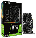 TARJETA DE VIDEO EVGA NVIDIA GEFORCE RTX 2060 KO GAMING 6GB GDDR6 DUAL FANS METAL BLACKPLATE