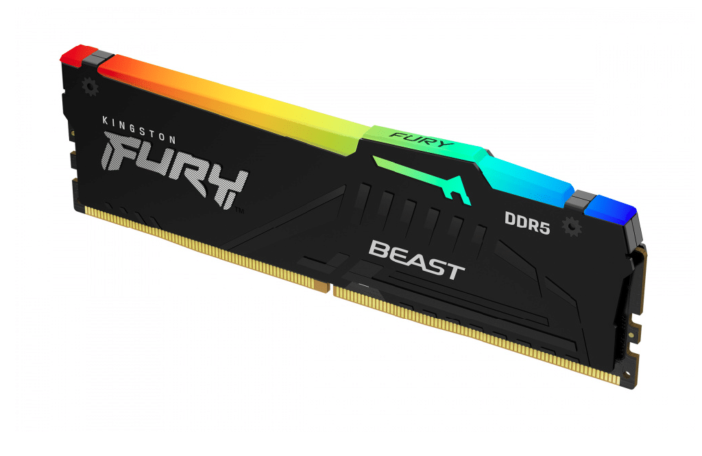 Memoria   Ram Kingston Fury Beast RGB Ddr5, 5600mhz, 16gb