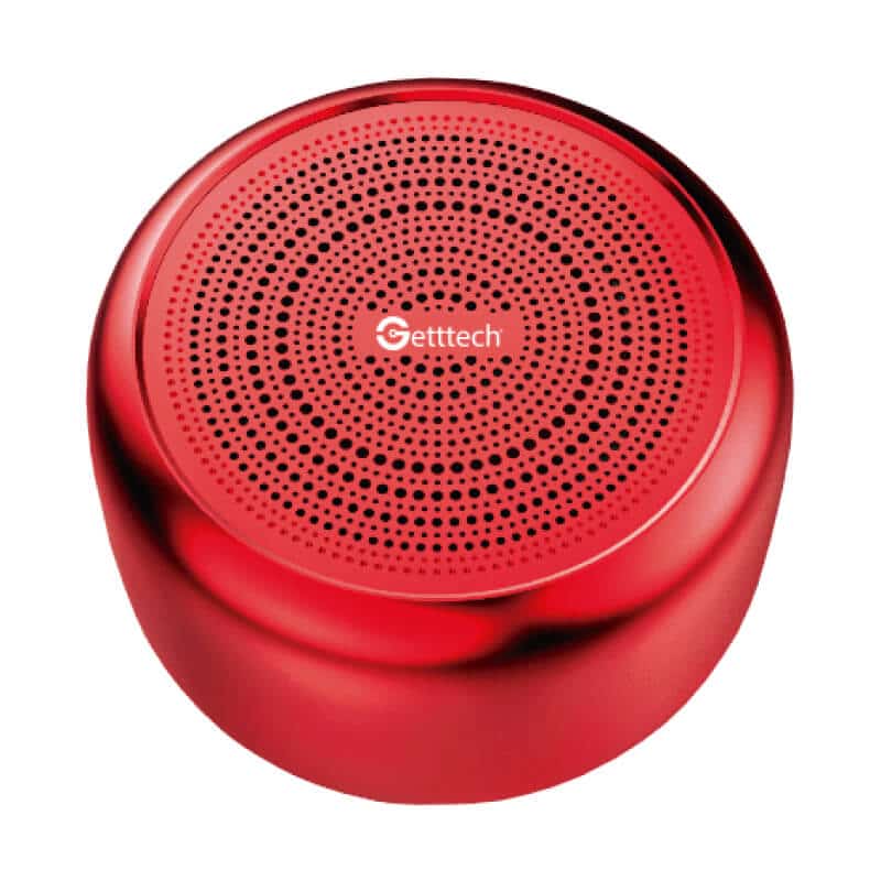 Mini  Bocina Getttech Gam-31501r Melodic, Bt 4.2, Microsd, Rojo