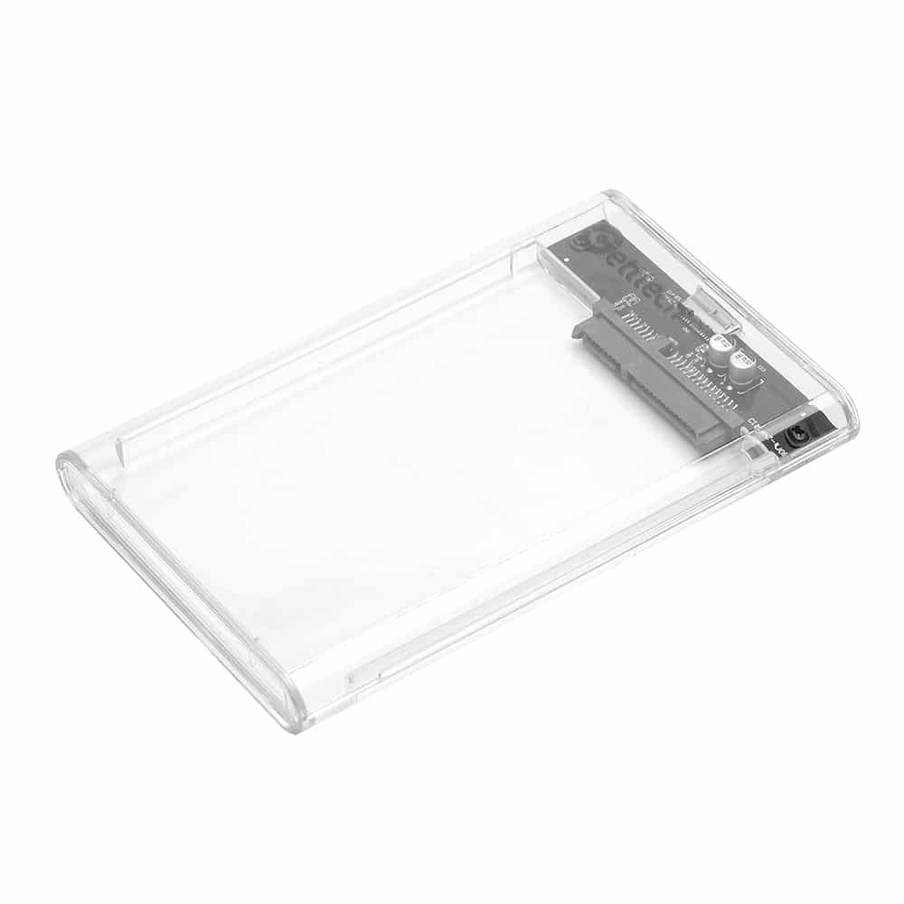 Enclosure Disco Duro Getttech 2.5" Transparente Gce-u325-01