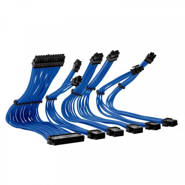 Cables                                                                                                                                                                                                                                                                                                                                                                 Psu Ext Fpoder Yeyian Kabel S1000 Azul Hilos De Cu/300 +-10 Mm