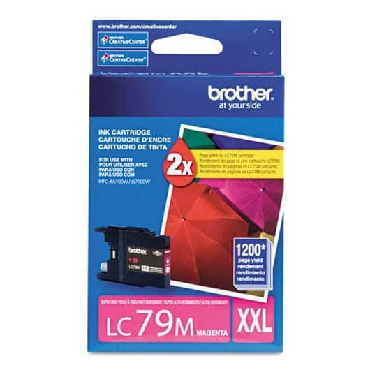 Cartucho Magenta Brother Lc79m 2,400 Pag. Mfcj5910dw/mfcj6510dw/mfcj67