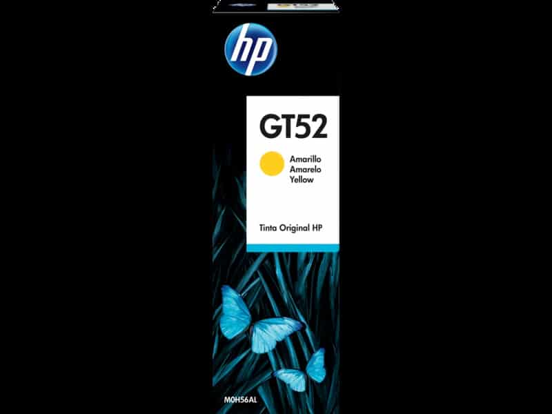 Botella                                                                                                                                                                                        De Tinta Original Amarilla Hp Gt52 (m0h56al)