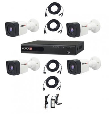 Provision  Kit 4 Cam Bala 2mp + Dvr 4ch+1 Ip Kitbox (pak4lightcc2mp-28)