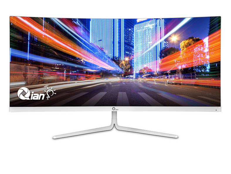Qian  30" Ultra Wide Fhd 1080p Curved Office Monitor