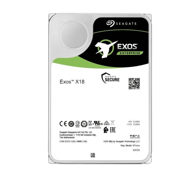 Disco                                                                                                                               Duro Interno Seagate 16tb 3.5 St16000nm000j 7200rpm Exos X18 Sat