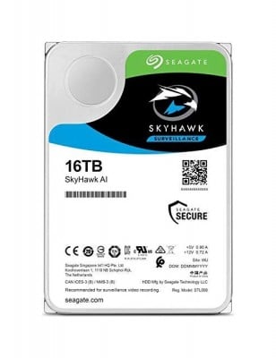 DISCO DURO INTERNO SEAGATE 16TB 3.5 ST16000VE000 256MB SKYHAWK AI