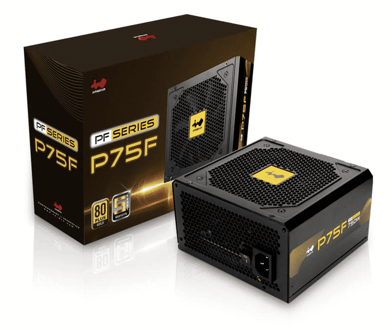 FUENTE DE PODER INWIN P75F 80 PLUS GOLD 750W 120MM