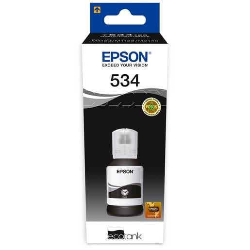 Botella  Epson Ecotank T534 Negro Pigmento Serie M (t534120-al)