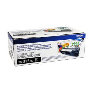 Toner  Brother Tn315bk Negro 6,000 Paginas Alto Rendimiento P/mcf9970cd