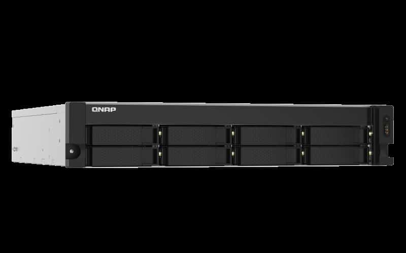 Qnap-nas 8 Bahias 2.5g &10g Fuente De Alim Redun(ts-832pxu-rp-4g-us)