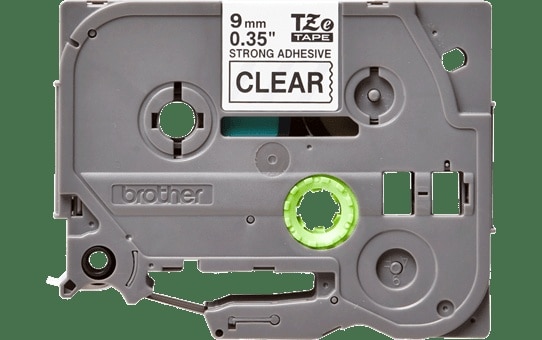 Cinta  Brother Tzes121 Negro Sobre Transparente 9 Mm Er
