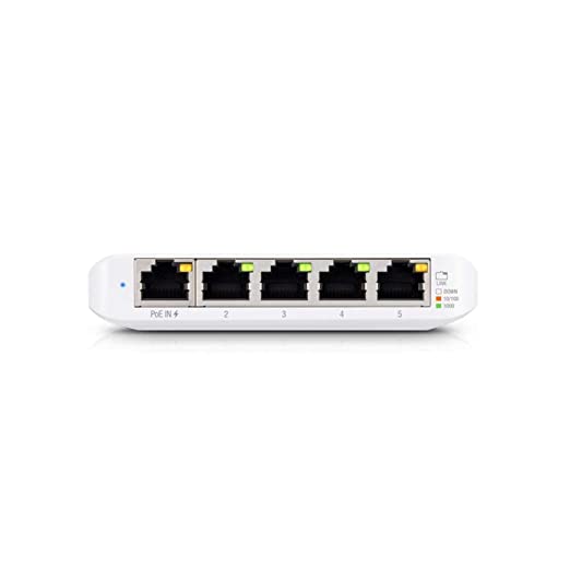 Switchunifi                                                                                                                                                   Administrable 5puertos 10/100/1000mbps Soporta Entrada Poe(usw-flex-mini)
