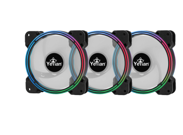 Kit  Argb De Ventiladores,tiras De Luz Y Control Ycf-3kfs-01 Typhoon