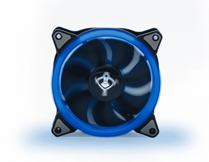 Ventilador                                                                                                           Gamer Yeyian Led Azul Yct-050720b Typhoon, 120mm, 3pzas