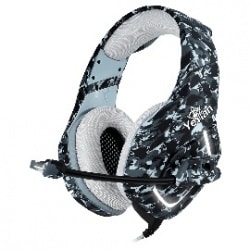 Diadema  Gamer Yeyian Ydf-33401g Military Camuflaj  S3000 Led/usb/3.5mm