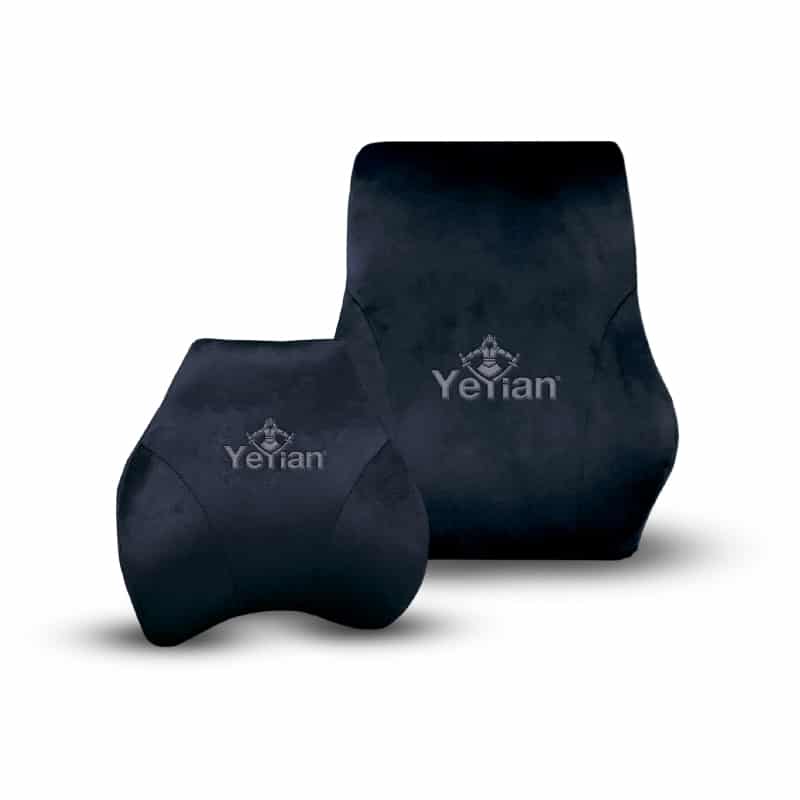 Kit De Almohada Yeyian Yka-20705 Negro, Memory Foam Espuma ElÁstica 5s