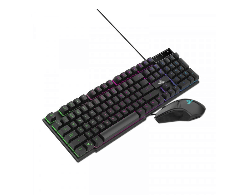 Kit                                                                                                                                                                                                                                                                                                                                                                                                                                                                                                                                                                                                                                                                                                                                                                                                                                    Teclado/mouse Yeyian Gaming Led Ykp-20704 Phoenix2000/usb/backlite
