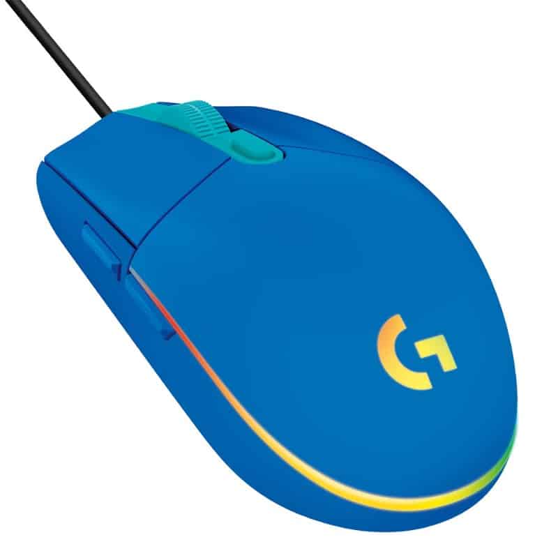 Mouse  Gamer Logitech G203 Lightsync RGB 8,000dpi USB Azul 910-005795 Pue