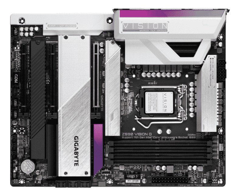 TARJETA MADRE GIGABYTE Z590 VISION G SOCKET 1200 INTEL