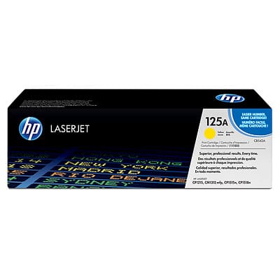 Toner                                                                                                                                                                                          Hp Amarillo Para Cp1215/cm1312 Mfp/cp1515/cp1518 (cb542a)